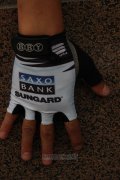 2010 Saxo Bank Tinkoff Handschuhe Radfahren Wei