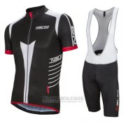 2016 Fahrradbekleidung Nalini Grau und Shwarz Trikot Kurzarm und Tragerhose