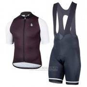 2017 Fahrradbekleidung Etxeondo Neo Shwarz und Wei Trikot Kurzarm und Tragerhose