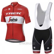 2017 Fahrradbekleidung Trek Segafredo Champion Australien Trikot Kurzarm und Tragerhose