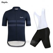 2019 Fahrradbekleidung Rapha Dunkel Blau Trikot Kurzarm und Overall