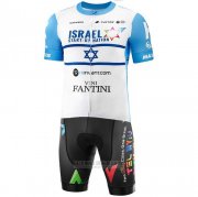 2020 Fahrradbekleidung Israel Cycling Academy Champion Israele Trikot Kurzarm und Tragerhose