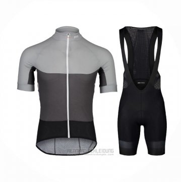 2021 Fahrradbekleidung POC Grau Trikot Kurzarm und Tragerhose