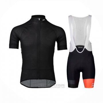 2021 Fahrradbekleidung POC Shwarz Trikot Kurzarm und Tragerhose