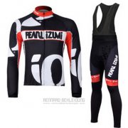 2010 Fahrradbekleidung Pearl Izumi Shwarz und Wei Trikot Langarm und Tragerhose