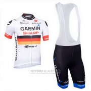 2013 Fahrradbekleidung Garmin Sharp Champion Deutschland Trikot Kurzarm und Tragerhose