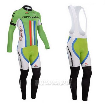 2014 Fahrradbekleidung Cannondale Champion Nuova Zelanda Trikot Langarm und Tragerhose