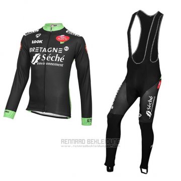 2016 Fahrradbekleidung Seche Wei Trikot Langarm und Tragerhose