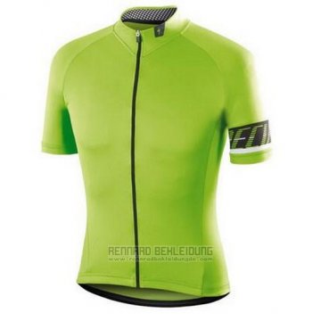 2016 Fahrradbekleidung Specialized Grun und Shwarz Trikot Kurzarm und Tragerhose