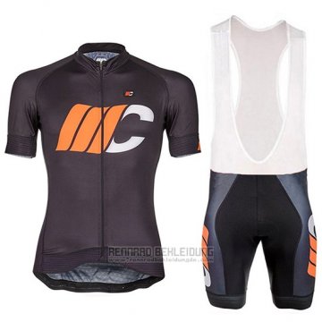 2018 Fahrradbekleidung Cipollini Shading Wei Shwarz und Orange Trikot Kurzarm und Tragerhose