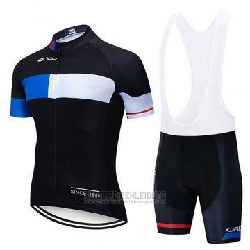 2019 Fahrradbekleidung Orbea Shwarz Blau Wei Trikot Kurzarm und Overall