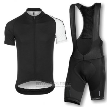 2016 Fahrradbekleidung Assos Shwarz Trikot Kurzarm und Tragerhose