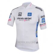 2016 Fahrradbekleidung Giro D'italien Wei Trikot Kurzarm und Tragerhose