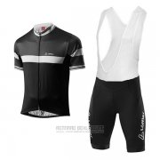 2017 Fahrradbekleidung Loffler Shwarz und Grau Trikot Kurzarm und Tragerhose