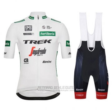 2018 Fahrradbekleidung Trek Segafredo Wei Grun Trikot Kurzarm und Tragerhose