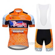 2019 Fahrradbekleidung Mardan Orange Trikot Kurzarm und Overall