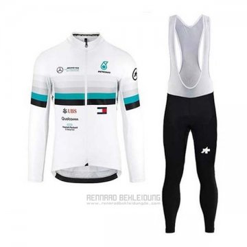 2020 Fahrradbekleidung Mercedes F1 Trikot Langarm und Tragerhose