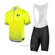 2020 Fahrradbekleidung Pearl Izumi Gelb Shwarz Trikot Kurzarm und Tragerhose