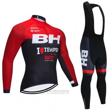 2021 Fahrradbekleidung BH Templo Rot Shwarz Trikot Langarm und Tragerhose