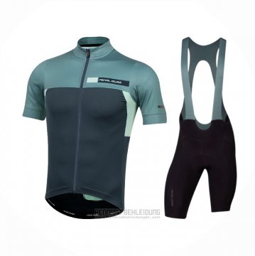 2021 Fahrradbekleidung Pearl Izumi Dunkel Grun Trikot Kurzarm und Tragerhose