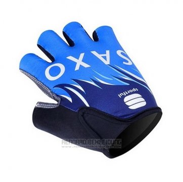 2012 Saxo Bank Handschuhe Radfahren Blau