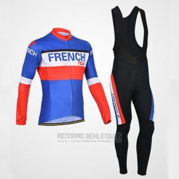 2014 Fahrradbekleidung Monton Champion Francese Trikot Langarm und Tragerhose