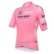 2016 Fahrradbekleidung Giro D'italien Fuchsie Trikot Kurzarm und Tragerhose