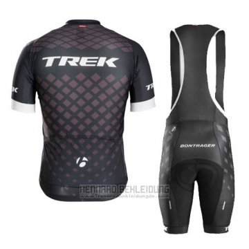 2016 Fahrradbekleidung Trek Bontrager Shwarz Trikot Kurzarm und Tragerhose