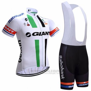 2017 Fahrradbekleidung Giant Wei Trikot Kurzarm und Tragerhose