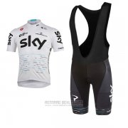 2017 Fahrradbekleidung Sky Wei Trikot Kurzarm und Tragerhose