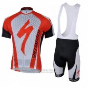 2018 Fahrradbekleidung Specialized Rot Wei Trikot Kurzarm Tragerhose