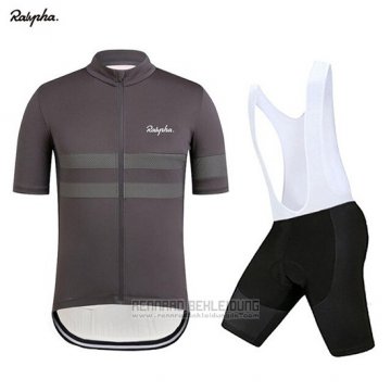 2019 Fahrradbekleidung Rapha Dunkel Grau Trikot Kurzarm und Overall