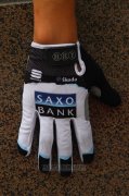 Saxo Bank Tinkoff Langfingerhandschuhe Radfahren Wei