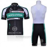 2011 Fahrradbekleidung Cannondale Shwarz und Vede Militare Trikot Kurzarm und Tragerhose