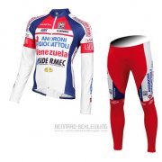 2015 Fahrradbekleidung Androni Giocattoli Wei Trikot Langarm und Tragerhose