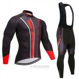 2018 Fahrradbekleidung Santini Shwarz und Rot Trikot Kurzarm und Tragerhose