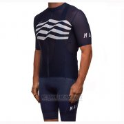 2019 Fahrradbekleidung Maap Flag Shwarz Wei Shwarz Trikot Kurzarm und Tragerhose