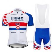 2019 Fahrradbekleidung Uhc Wei Rot Blau Trikot Kurzarm und Overall