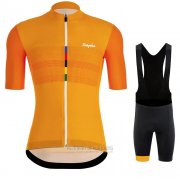 2020 Fahrradbekleidung Rapha Orange Trikot Kurzarm und Tragerhose