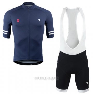 2020 Fahrradbekleidung Ryzon Blau Trikot Kurzarm und Tragerhose