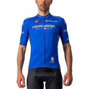 2021 Fahrradbekleidung Giro d'Italia Blau Trikot Kurzarm und Tragerhose