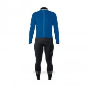 2021 Fahrradbekleidung Mavic Blau Trikot Langarm und Tragerhose