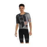 2021 Fahrradbekleidung Sportful Shwarz Grau Orange Trikot Kurzarm und Tragerhose