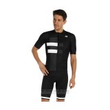 2021 Fahrradbekleidung Sportful Shwarz Wei Trikot Kurzarm und Tragerhose