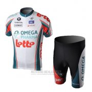 2010 Fahrradbekleidung Omega Pharma Lotto Champion Italien Trikot Kurzarm und Tragerhose