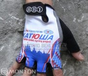 2011 Katusha Handschuhe Radfahren Wei