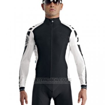 2014 Fahrradbekleidung Assos Shwarz Trikot Langarm und Tragerhose