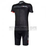 2017 Fahrradbekleidung Nalini Shwarz Trikot Kurzarm und Tragerhose