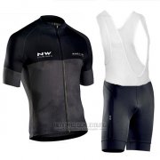 2018 Fahrradbekleidung Northwave Blade Shwarz Trikot Kurzarm und Tragerhose