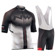 2018 Fahrradbekleidung Northwave Shwarz und Wei Trikot Kurzarm und Tragerhose